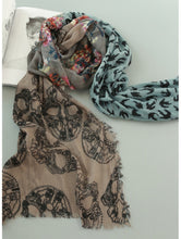 Load image into Gallery viewer, Jewels of Life Thin Pashmina Shawl/Scarf