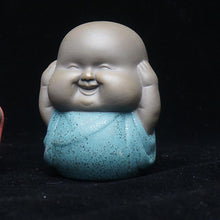 Load image into Gallery viewer, Happy See No Evil Buddha Babies Porcelain