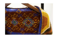 Load image into Gallery viewer, Honeycomb Winter Nomad Cashmere Silk Poncho Wrap