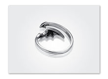 Load image into Gallery viewer, Dragon Wing Ring Sterling Silver