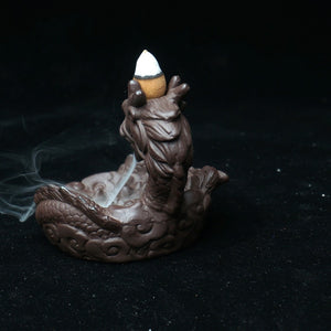 Backflow Dragon Ceramic Incense Burner