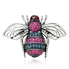 Load image into Gallery viewer, Bee Rhinestone Costume Brooches