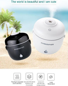Mini Portable USB Humidifier Aromatherapy Diffuser Nightlight 230ml