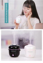 Load image into Gallery viewer, Mini Portable USB Humidifier Aromatherapy Diffuser Nightlight 230ml