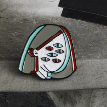 Load image into Gallery viewer, Many Eyes Mama Enamel Pin