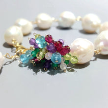 Load image into Gallery viewer, Sea Beauty Freshwater Pearl Semi-Precious Gems Bracelet