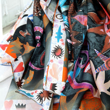 Load image into Gallery viewer, Tropic of Sea Silk Scarf