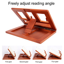 Load image into Gallery viewer, Sturdy Wooden Book Stand