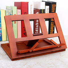 Load image into Gallery viewer, Sturdy Wooden Book Stand