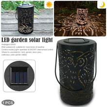 Load image into Gallery viewer, Glowy Owl Hanging Solar Projection Lamp