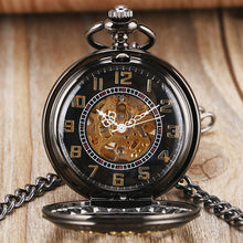 Load image into Gallery viewer, Retro Steampunk Hollow Cross Pocket Watch - Analog Hand Wound Movement