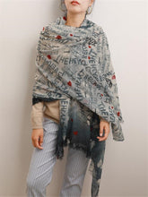 Load image into Gallery viewer, The Heart Belongs Dog Lover Thin Merino Scarves