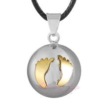 Load image into Gallery viewer, Tiny Feet Angel Caller Pendants Silver Plated