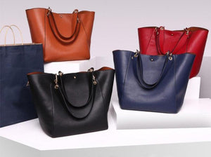 Stylish Mom Tote Bag Large Capacity Leather/PU Leather