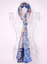 Load image into Gallery viewer, Gustav Klimt &quot;Fregio Stoclet&quot; Silk Scarf
