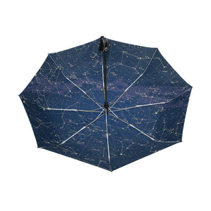 12 Constellation Star Map Umbrella