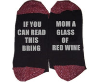 Load image into Gallery viewer, Bring Me Wine Socks