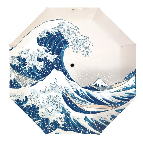 Hokusai Wave Umbrella