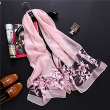Load image into Gallery viewer, Intense Floral Silky Organza Scarves