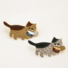 Load image into Gallery viewer, Hungry Can Hunter Cat Collar Pins