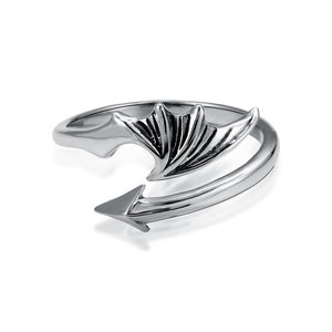 Dragon Wing Ring Sterling Silver