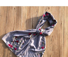 Load image into Gallery viewer, Plum Flower Embroidered Scarves