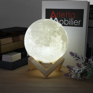 Night Light Moon Lamps Rechargeable LED 2 Colours