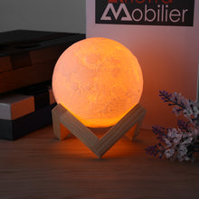 Load image into Gallery viewer, Night Light Moon Lamps Rechargeable LED 2 Colours