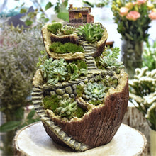 Load image into Gallery viewer, Little Cottage Micro Landscape Succulent Planter