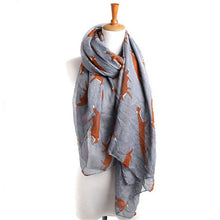 Load image into Gallery viewer, Fox Trot Voile Scarf