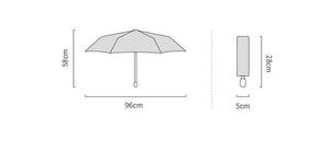 Elk Silhouette Pattern Umbrella