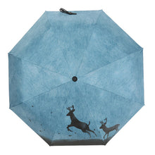 Load image into Gallery viewer, Leaping Deer Silhouette Umbrella