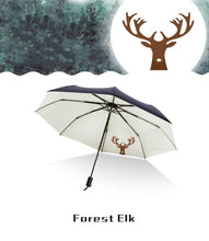 Load image into Gallery viewer, Elk Silhouette Pattern Umbrellas