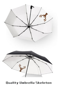 Elk Silhouette Pattern Umbrellas