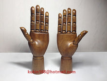 Load image into Gallery viewer, Wooden Mannequin Hand Stand (Pair)
