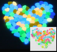 Load image into Gallery viewer, Glow in the Dark Photoluminescent Pebbles