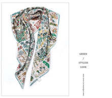 Load image into Gallery viewer, Palace Garden Large Wrap Scarves 100% Silk