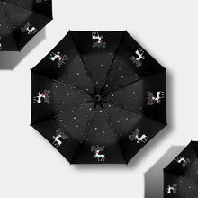 Load image into Gallery viewer, Winter Deer Umbrella