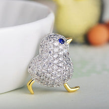 Load image into Gallery viewer, Baby Rhinestone Chicks Lapel Pins