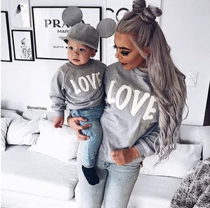 Comfy Love Mom & Child Matching Sweatshirts