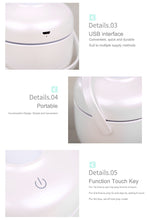Load image into Gallery viewer, Mini Portable USB Humidifier Aromatherapy Diffuser Nightlight 230ml
