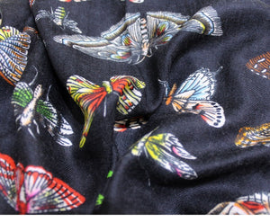 Butterfly Encyclopedia Cashmere Scarves