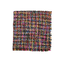 Load image into Gallery viewer, Earth Rainbow Thick Plaid Weave Shawl