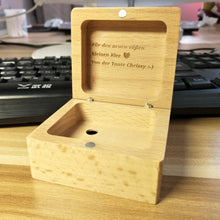 Load image into Gallery viewer, Customizable Engraved Photo Music Box