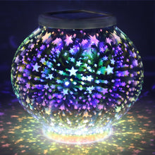 Load image into Gallery viewer, Galaxy Glass Ball Changing Colour Solar Light