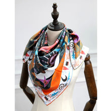 Load image into Gallery viewer, Tropic of Sea Silk Scarf