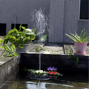 Solar Bird Bath Water Fountain